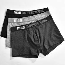 Mens Underwear Boxers Cotton Underpants For Male Men Panties Shorts Underwear Boxer Shorts Solid Cuecas ropa de hombre 2024 - buy cheap