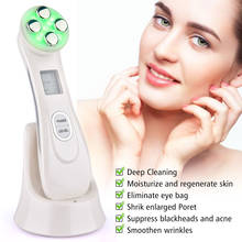 Facial Mesotherapy Electroporation RF Radio Frequency LED Photon Skin Rejuvenation Face Lifting Tighten Wrinkle Removal Facial B 2024 - buy cheap