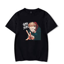 Novo japonês anime tshirt jujutsu kaisen o-pescoço camiseta masculina feminina manga curta tshirts casuais unisex roupas de grandes dimensões 2024 - compre barato