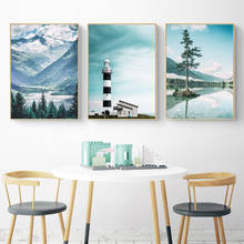Modern Nordic Sea Wave Ocean Lake Posters Prints Wall Art Canvas Painting Modular Pictures For Living Room Landscape Decoration 2024 - buy cheap