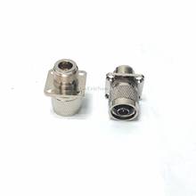 5 pcs RF Coaxial 50 Ohm N Male to N Female with 4 hole flange 25x25 connector adapter 2024 - buy cheap