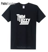 Heavy Metal Rock Band Thin Lizzy T Shirt Men Tops Music Singer T-shirt Short Sleeve Cotton O-neck Tee Top Clothes 2024 - buy cheap