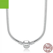 Handmade Snake Chain Necklace Fit 925 sterling silver Statement Party Wedding necklaces for women Bridal accessory Jewelry 2024 - buy cheap