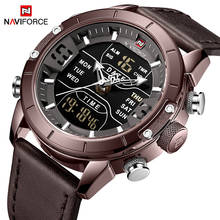 NAVIFORCE Top Watch Men Brand Luxury Fashion Quartz Men's Watch Waterproof Sport LED Digital WristWatch Clock Relogio Masculino 2024 - buy cheap
