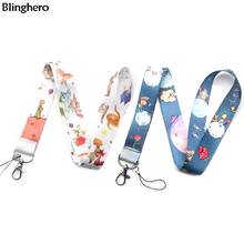 Blinghero-cordón de dibujos animados de Príncipe para llaves, correa de cuello para teléfono, soporte para insignia de identificación de Anime, regalos, cordones de planeta rosa, BH0440 2024 - compra barato