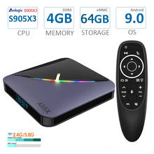 A95X F3 RGB TV Box Android 9.0 Amlogic S905X3 4GB 32GB 64GB 2.4/5Ghz Wifi 8K 4K Smart Tv Box  Media Player vs X96 Max Plus 2024 - buy cheap