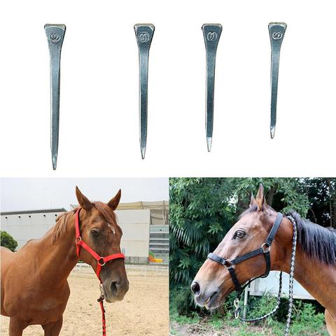 50Pcs Steel E2/E3/E4/E5/E6 Horseshoe Nails Horse Equestrian Sports Equipment horse nails equestrian sports Training equipment 2022 - купить недорого