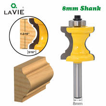 LA VIE-fresas de radio cóncavo para carpintería, cuchillo de línea de columna convexa, Router de moldura, broca, cortador de espiga, 8mm, 1 ud. 2024 - compra barato