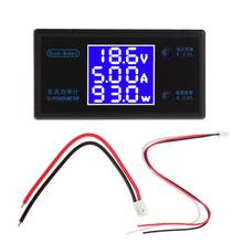 Dc 0-50v 5a 250w voltímetro amperímetro wattmeter lcd painel tensão amp medidor de potência 2024 - compre barato