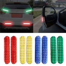 2Pcs Warning Mark Reflective Tape Car Door Sticker Decals OPEN Sign Auto Driving Safety Reflective Strips Exterior Accessories 2024 - buy cheap