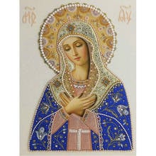 Diy diamond painting cross stitch Virgin maria resin needlework home decor full rhinestone mosaic 5d diamond embroidery icon 2024 - buy cheap