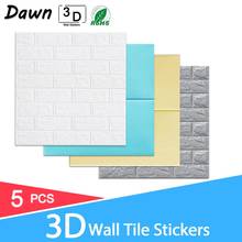 3D Wall Stickers Marble Brick Waterproof DIY Self-Adhesive Decor Background For Kids Room Living Room Wallpaper Sticker 2024 - buy cheap