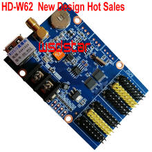 HD-W62 Replace HD-W40 1024*48 512*48  USB & WIFI LED display control card Single & Dual Color P3.75 P10 LED control system 2024 - buy cheap