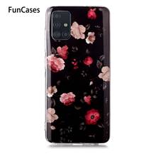 Caixas de telefone coloridas para o caso samsung a50 luminosa tpu capa sfor hoesje samsung galaxy carcaça a50s a30s a51 csse saco 2024 - compre barato