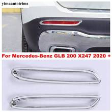 Car Styling Chrome ABS Rear Bumper Fog Lights Lamps Covers Reflector For Mercedes-Benz GLB 200 X247 2020 - 2022 Accessories 2024 - buy cheap