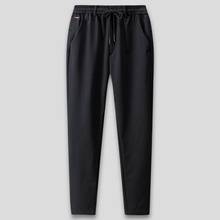 Pantalones de chándal gruesos para hombre, chándal informal, de gran tamaño, color negro, de alta calidad, para Otoño e Invierno 2024 - compra barato