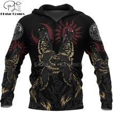 PLstar Cosmos Viking Warrior Tattoo New Fashion Tracksuit casual 3D Print Zipper/Hoodie/Sweatshirt/Jacket/Men's Women style-59 2024 - buy cheap