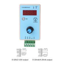 Портативный генератор сигналов напряжения тока, аналоговый симулятор на выходе 0-10 в 0-20 мА 2024 - купить недорого