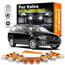 Para volvo xc70 2002-2016 2017 canbus nenhum erro veículo led interior mapa cúpula tronco lâmpadas acessórios de iluminação do carro 2024 - compre barato