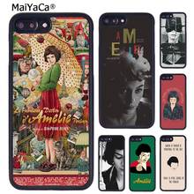 MaiYaCa-funda de teléfono con póster de película Amelie, para iPhone X, XR, XS, 11, 12 Pro MAX, 5, 6, 6 S, 7, 8 Plus, Samsung Galaxy S6, S7, S8, S9, S10 2024 - compra barato