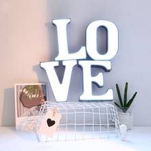 LED 26 Letters Night Lights Alphabet table-lamps Battery Home Wall Decoration Party Wedding Kids Birthday Valentine's Day Gifts 2024 - buy cheap
