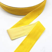6mm 10mm 15mm 20mm 38mm Yellow Velvet Ribbon Wedding Handmade Gift Wrapping Hair Bow DIY Party Decoration Christmas Ribbon 2024 - buy cheap