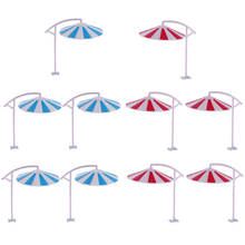 10 Pieces Model Sun Umbrella Parasol 1/100 Scale Train Railway Garden Beach Architecture Layout 2024 - buy cheap