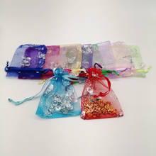 Mini bolsa de organização borboleta, saco de presente para embalar jóias, 15x20 17x23 20x30, saco de organização com 100 peças 2024 - compre barato