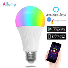 WiFi Smart Led Light Bulb E26/E27 Lamp A19 7W Warm 3000K Cold White 6000K RGB Remote Control  Tuya Alexa Google Home Assistant 2024 - buy cheap
