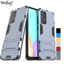 For Cover Samsung Galaxy A52 5G Case Hybrid Stand Silicone Armor Back Case For Samsung A52 5G Cover For Samsung A52 5G 6.5 inch 2024 - buy cheap