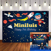 Mehofond Space Photography Background Rocket Starry Planet  Birthday Party Child Custom Backdrop Photophone Photo Studio Props 2024 - buy cheap