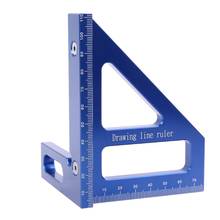 Woodworking Square Protractor Aluminum Alloy Miter Triangle Ruler Measuring Tool G88D 2024 - buy cheap