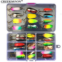 30Pcs Metal Fishing Lure Spoon Lure Spinner Bait Set Spinners Hard Baits Fishing Tackle Metal Lures Atificial Lure Bass Pike Box 2024 - buy cheap