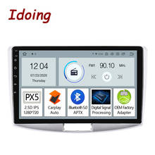 Idoing-reproductor Multimedia con pantalla de 10,2 "y GPS para Volkswagen, autorradio estéreo PX5 con reproductor de vídeo, navegador, Carplay, para Volkswagen passat 7 B7 2010-2015 2024 - compra barato