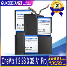 6800/13050mah bateria para um-netbook onemix 1 2s 3 pro 3s 3pro onemix3s a1 para jjy 2855125 h-687292p onemix3 onemix2 onemix2s 2024 - compre barato