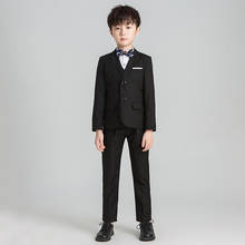 Baby Boys Blue Blazer Suits For Daptism Wedding Fashion Kids Boy Vestidos Intimate Children's Formal Tuxedo Clothing Sets 2024 - buy cheap