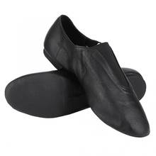 1 Pair Jazz Dancing Shoes PU Leather Black Jazz Social Dance Modern Dance Shoes Adult Girls Women Dancing Shoes 2024 - buy cheap