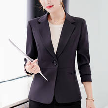 Fashion Women Jackets 2021 Coats And Jackets Women Long Sleeve Office Work Jacket Women Coat Single Button Women Jacket B659 2024 - buy cheap