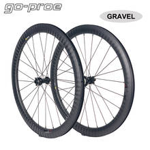 Go-proe 700c disco freio cascalho carbono rodas 32*35mm sem câmara pronto bicicleta ciclismo roda powerway cx32 hub pilar 1423 falou 2024 - compre barato