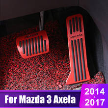 Aluminum alloy Car Foot Pedal Accelerator Fuel Brake Pedal Cover Pad For Mazda 3 BM Axela 2014 2015 2016 2017 2018 Accessories 2024 - buy cheap