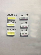 Diodo LED blanco frío SMD 7020 7030, lámpara LED de 1W, 3V, 6V, 7020, para tv y lg 2024 - compra barato