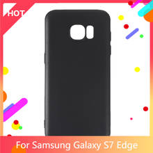 Funda trasera de silicona suave para Samsung Galaxy S7 Edge, carcasa fina a prueba de golpes, mate, TPU 2024 - compra barato