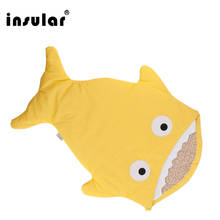 Cute Shark Style Baby Sleep Bag Winer Baby Sleep Sack Warm Baby Blanket Warm Swaddle 2024 - buy cheap