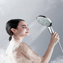 Boquilla presurizada para cabezal de ducha, accesorios de baño de alta presión, ahorro de agua, herramientas de cabezal de ducha cromado ABS, 1 unidad, H043 2024 - compra barato