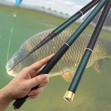 3.6m-8.1m carpa vara ultra leve fluxo mão vara de pesca portátil telescópica alimentador de fibra de carbono vara de pesca pólo dicas livres pesca 2024 - compre barato
