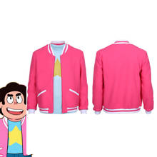 Fantasia de cosplay do universo steven, jaqueta com zíper para adulto, cosplay do filme-steven, universo, casaco para halloween, fantasias de carnaval 2024 - compre barato