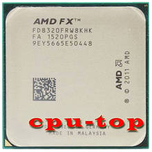 Frete grátis processador amd fx série FX-8320 fx 8320 3.5 ghz processador cpu 8-core soquete am3 + 2024 - compre barato