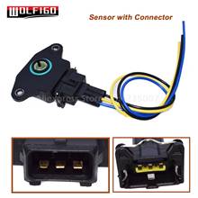 WOLFIGO 35170 22010 TPS Throttle Position Sensor w/ Connector Wire Fit Hyundai Elantra Tiburon SAAB VOLVO 3517023000,1336385 New 2024 - buy cheap