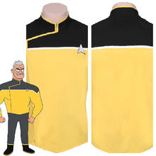 Star Cosplay Trek Lower Decks Cosplay Costume Male Uniform Suit Coat Jakcet Pant Halloween Carnival Costume 2024 - buy cheap