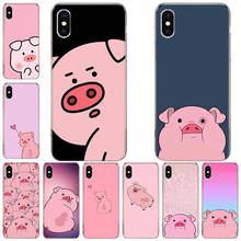 Pink pig cute Phone Case For Apple Iphone 13 Pro Max 12 Mini 11 X XS XR 8 7 6 6S Plus SE 2020 5 5S Cover Shell Coque 2024 - buy cheap